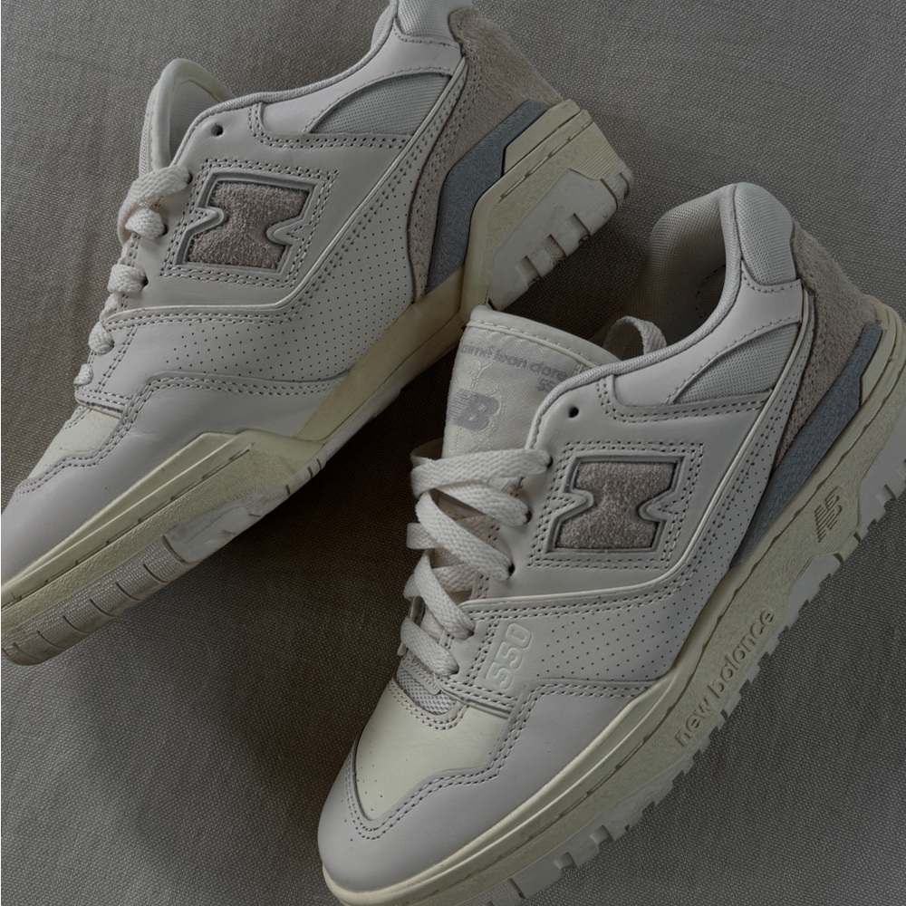 Aime Leon Dore new balances in white